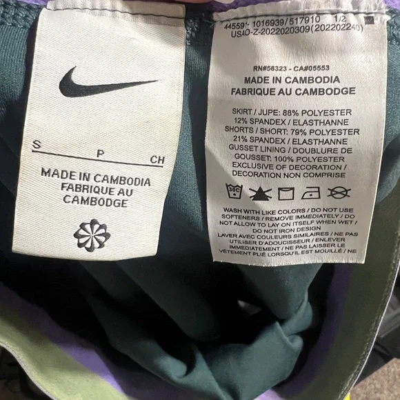 NIKE NAOMI OSAKA COLLECTION WOMEN'S TENNIS SKIRT EUC small - Picture 7 of 8